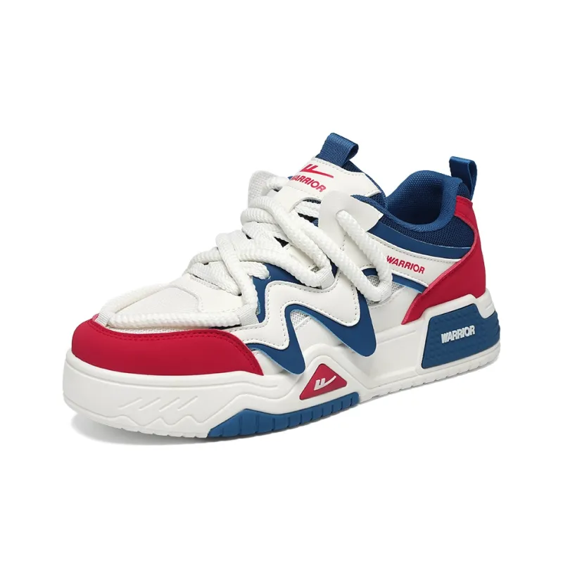 Warrior Wear-Resistant Lightweight Height Increasing Low-Top Skateboard Shoes Unisex-15