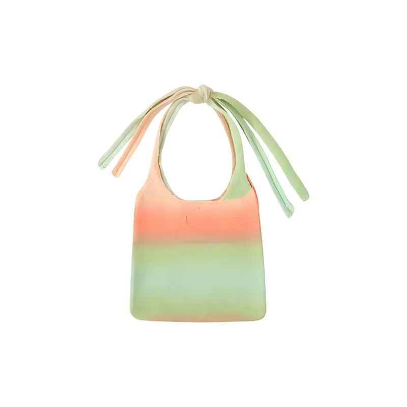PISCESS Acrylic Shoulder Bag Regular Women's Orange And Green-1