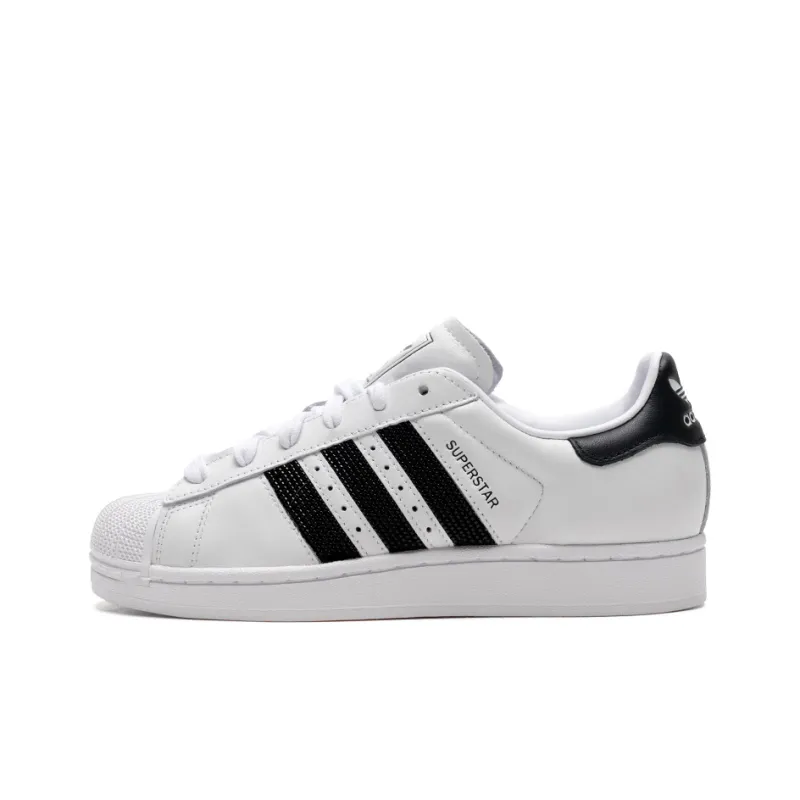 Adidas Superstar Ii White Black Beaded Stripes Women's-0
