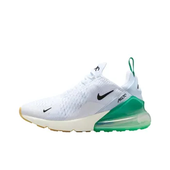 Nike Air Max 270 White Summit White Stadium Green Black Women's