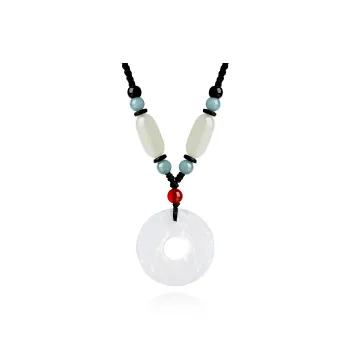 CHINA GOLD Chalcedony Jade Necklaces Unisex