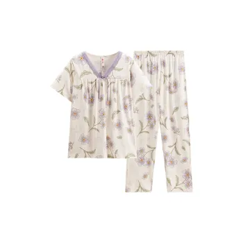 FENTENG Pajama Set Women's Light Purple