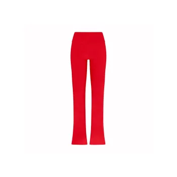 SKIMS Valentine's Day Collection SS25 SOFT LOUNGE FOLDOVER PANT Thermal Pants Women's Cherry/Cherry