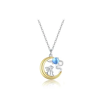 LOVE WHEEL S925 Silver Necklaces Women's