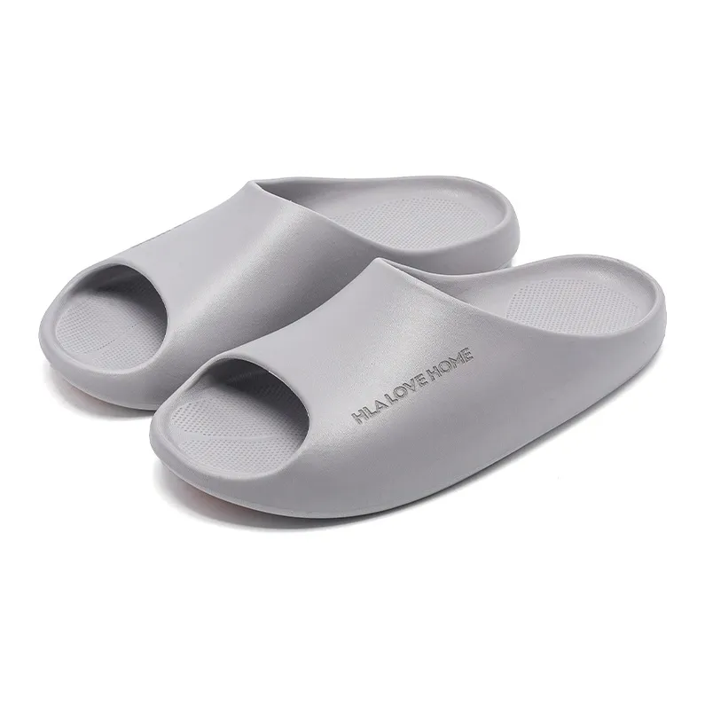 HLA Summer, Bathroom Bathing Slip Resistant Quick Dry Cut Out Platform Slippers, Unisex-4