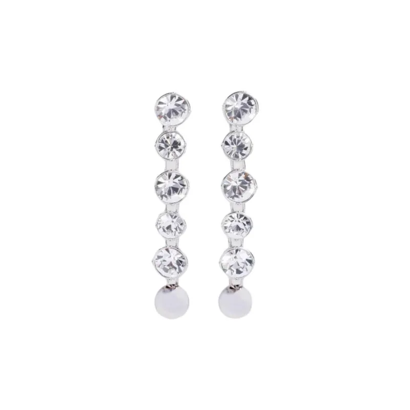 Jean Paul Gaultier Long Diamond Earrings-0