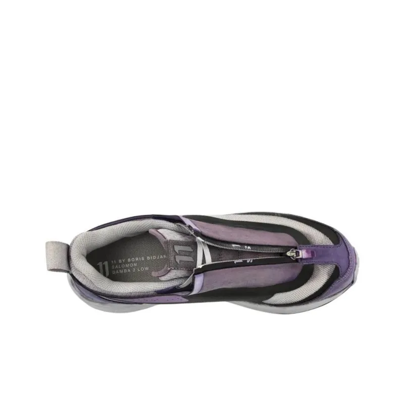 11 BY BORIS BIDJAN SABERI x SALOMON Bamba 2 Anti Slip Wear Resistant Low Top Casual Shoes Men's Purple-3