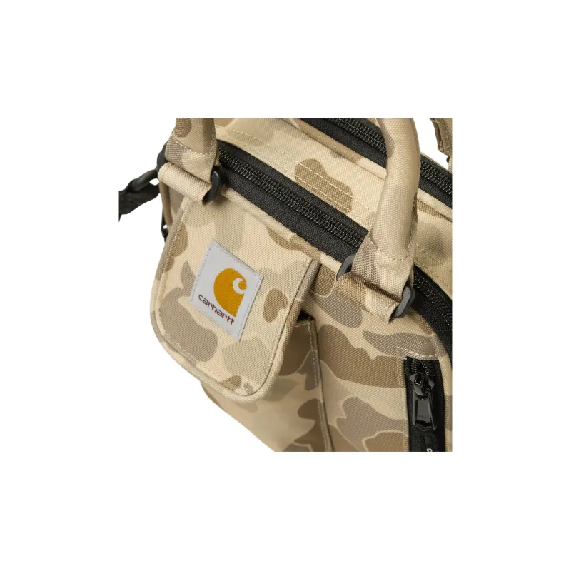 Carhartt WIP Recycled Polyester Shoulder Bag, Crossbody Bag, Handbag Men's Desert-2
