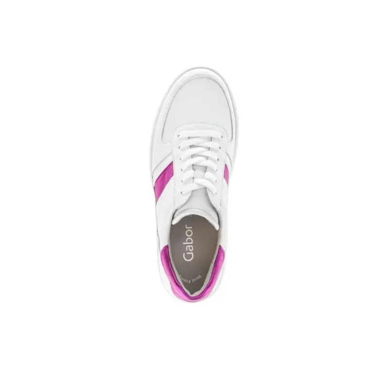 Gabor Fashion Low Top Casual Shoes Women's White-3