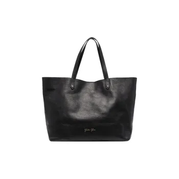 Golden Goose Leather Tote Bag Shopping Bag Handbag Regular Women's Black