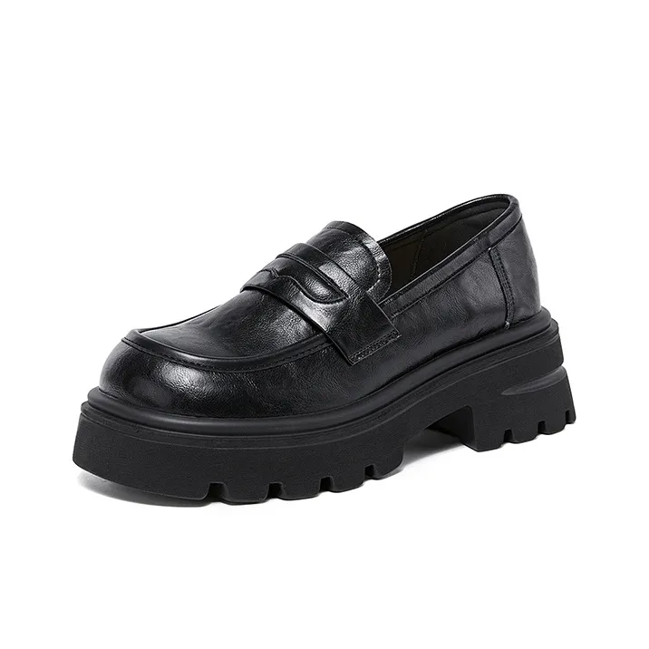 DAPHNE Loafers Women's Black/Beige-1