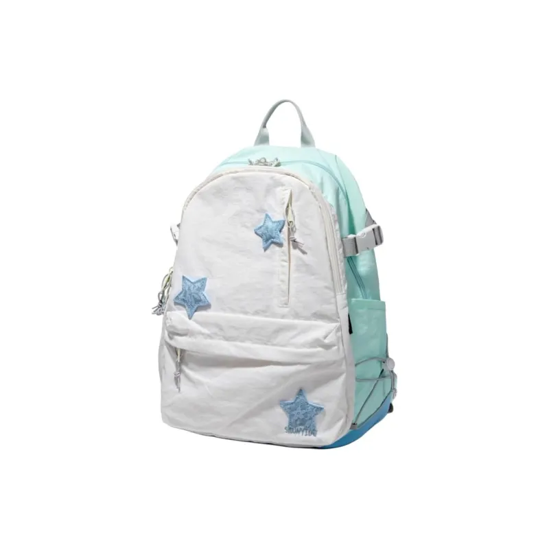 SHUNYIDE Nylon Fabric Backpack Medium Size Unisex Multicolor-1