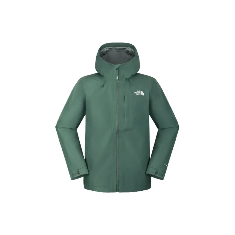 THE NORTH FACE City Outdoor Collection Windbreaker Jackets Men HCH/Duck Green-0