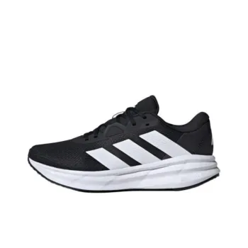 Adidas Galaxy Cushioning Breathable Low-Top Running Shoes Men's Black White