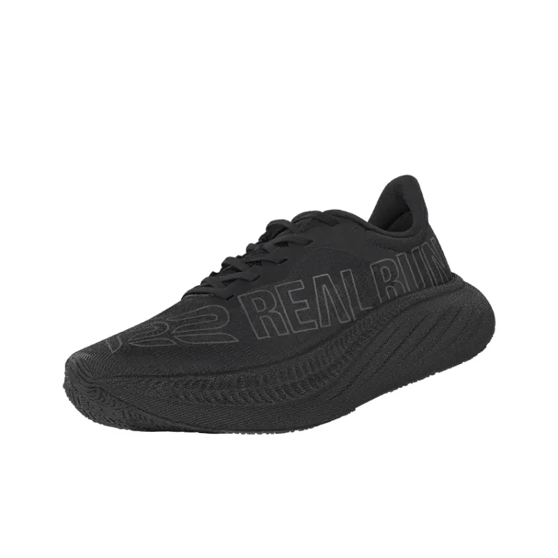 R2 REALRUN Running Shoes Unisex Low Top Night Black-2