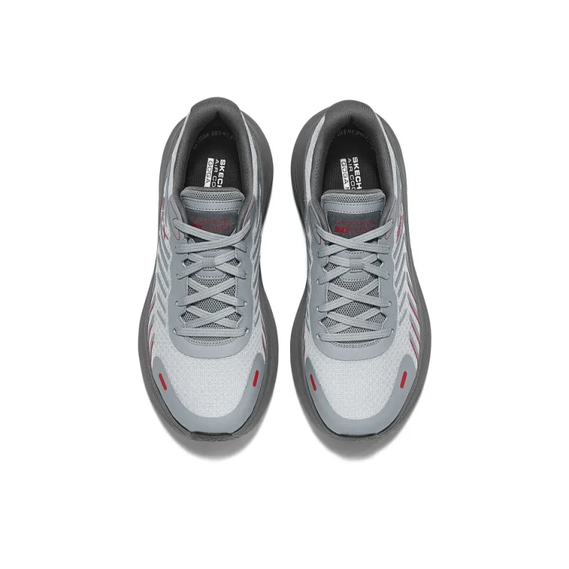Skechers MEN'S GO Supportive And Elastic Low Top Running Shoes Men's Gray-2