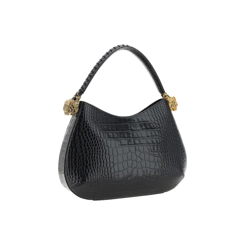 Roberto Cavalli Calfskin One Shoulder Handbags Regular Women's Black-2