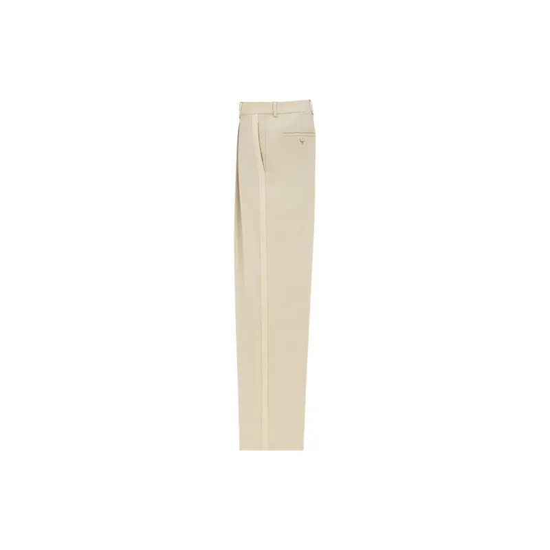 SAINT LAURENT SS25 Casual Pants Men's Beige-1
