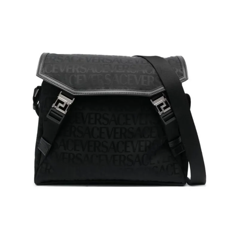FANSIZHE Polyamide Messenger Bag Shoulder Bag Men's Black-0