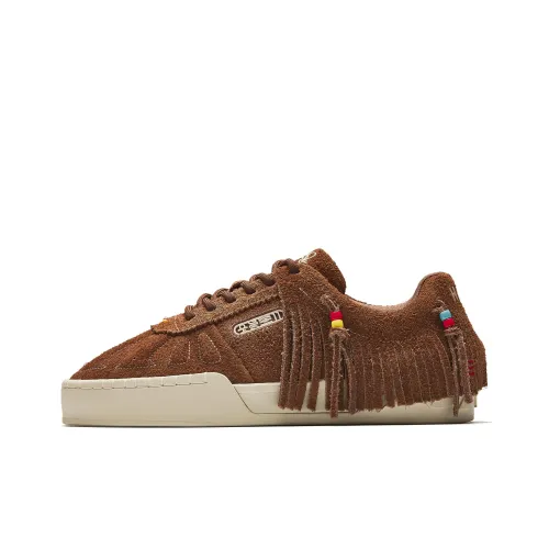 Anta Anti Slip Wear Resistant Low Top Skateboard Shoes Men's Brown