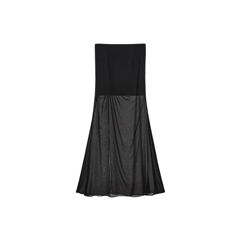 Miss Sixty Casual Long Skirt Women's Black-1