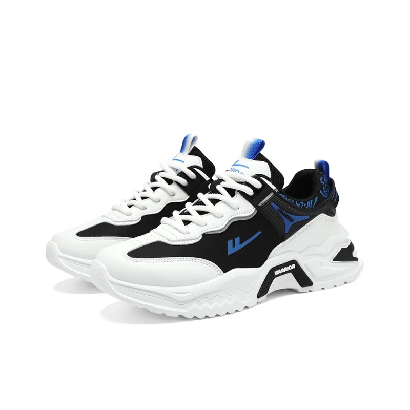 Warrior Wear-Resistant Breathable Height Increasing Low-Top Chunky Sneakers Men's-2
