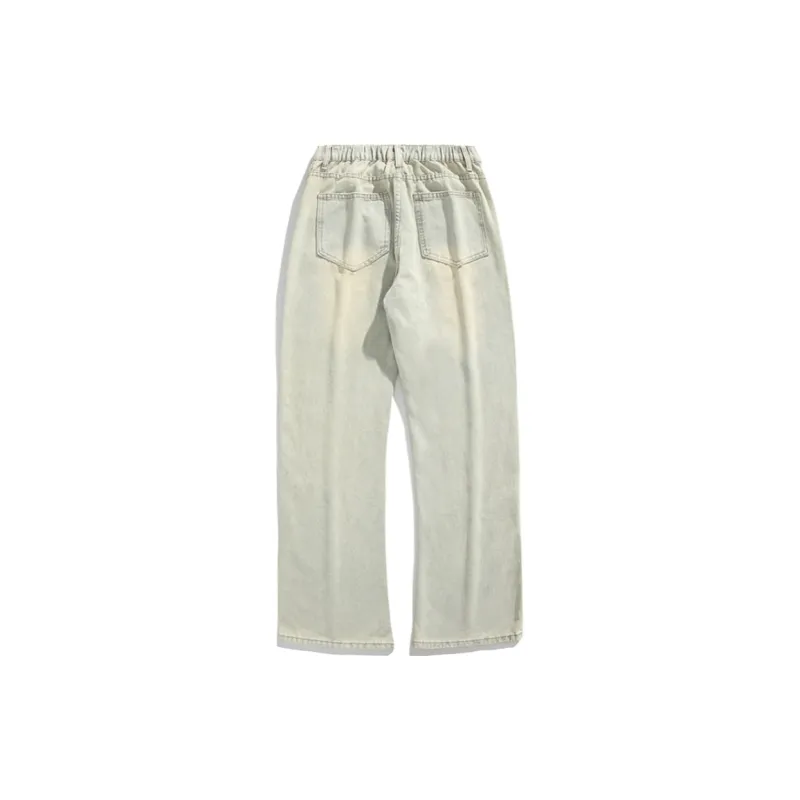 DS'DIARY Jeans Unisex Yellow Mud-1