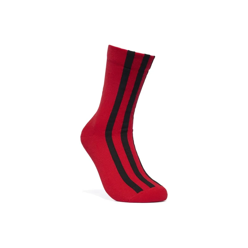 Y 3 Mid Calf Socks Unisex 1 Pack Red-1