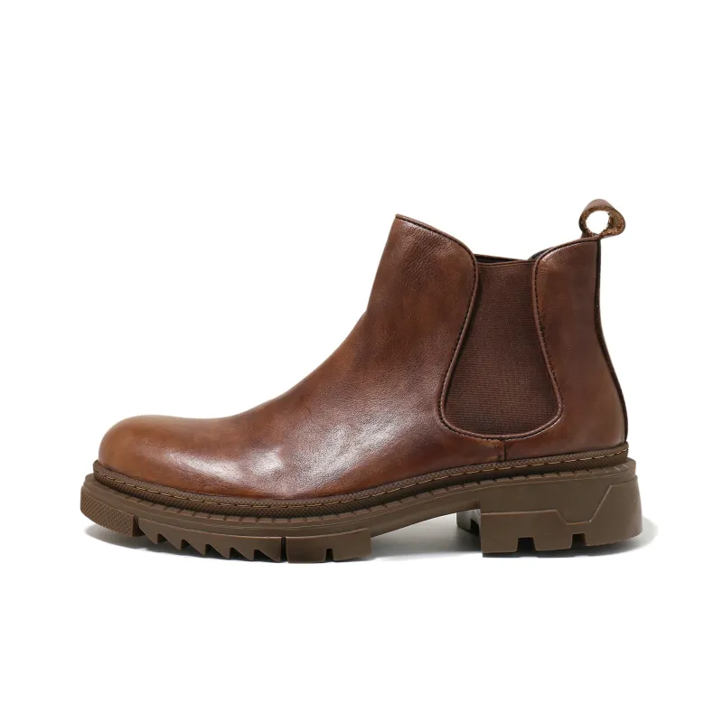 Turns By Turns Short Chelsea Boots Men's-6