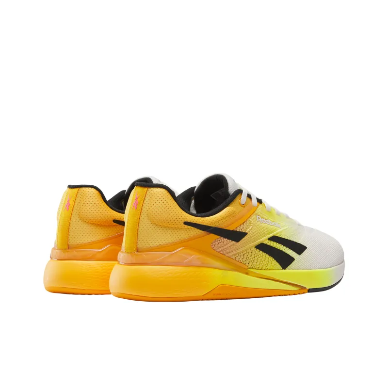 Reebok Nano X5 'Chalk Black Electric Amber'-2