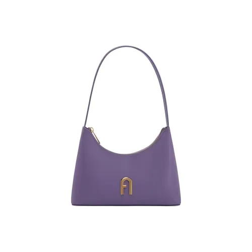 Furla Diamante Calfskin Armpit Shoulder Bag, Handbag, Shoulder Bag Mini Women's Purple