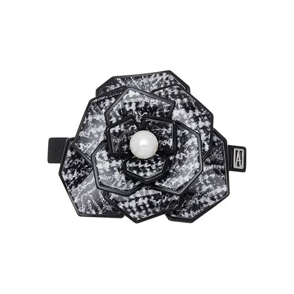 ALEXANDRE DE PARIS Exclusive Camellia Collection 8cm Hair Clip Women's-0