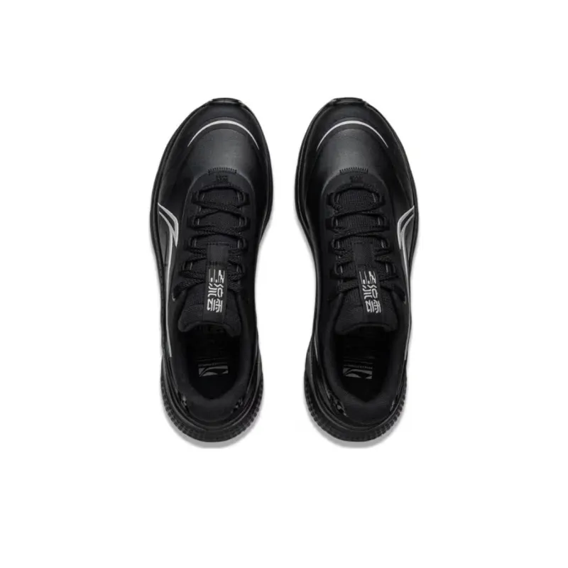 LiNing Liuyun Cushioned Wear-Resistant Slip-Resistant Lightweight Low-Top Running Shoes Men's Black-3