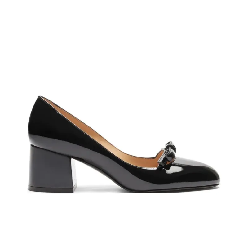 Stuart Weitzman/SW Felicity Spool Heel High Heels 6cm Women's Black-1