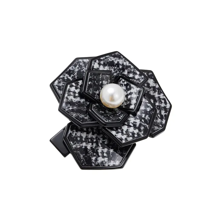 ALEXANDRE DE PARIS Exclusive Camellia Collection 6cm Hair Clip Top Clip Women's-3