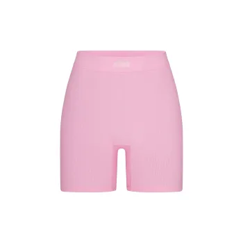 SKIMS Valentine's Day Collection SS25 SOFT LOUNGE BOXER Boxer Shorts Women's 1 Pack BUBBLE GUM/Bubble Gum Color