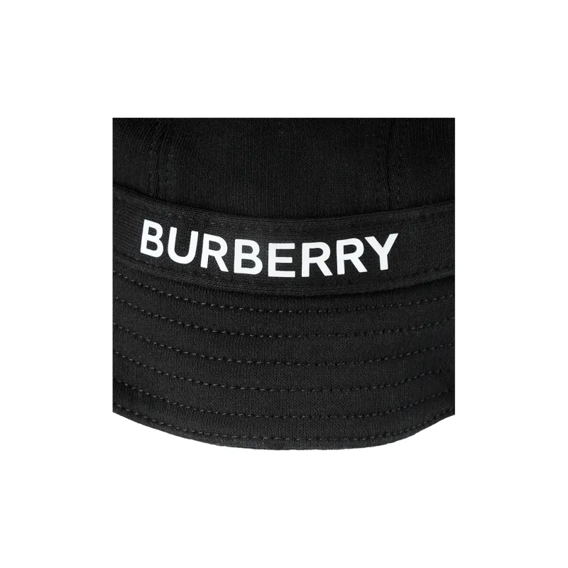 Burberry Logo Print Bucket Hat-4