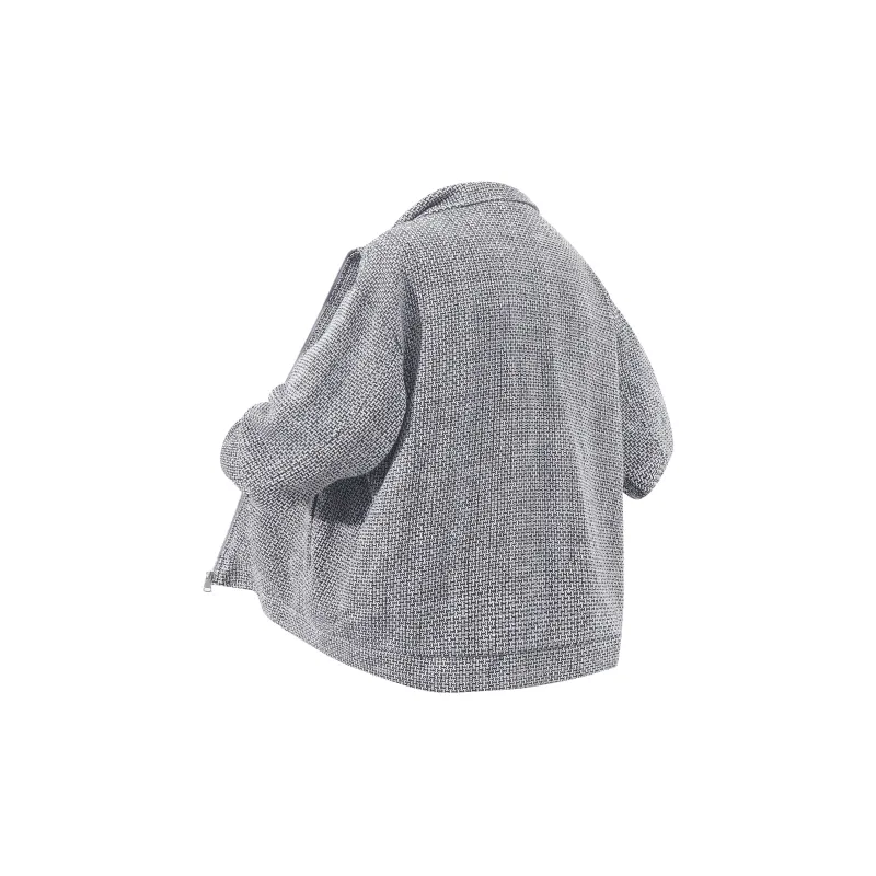 OGEK Jackets Coats Unisex Gray White-4