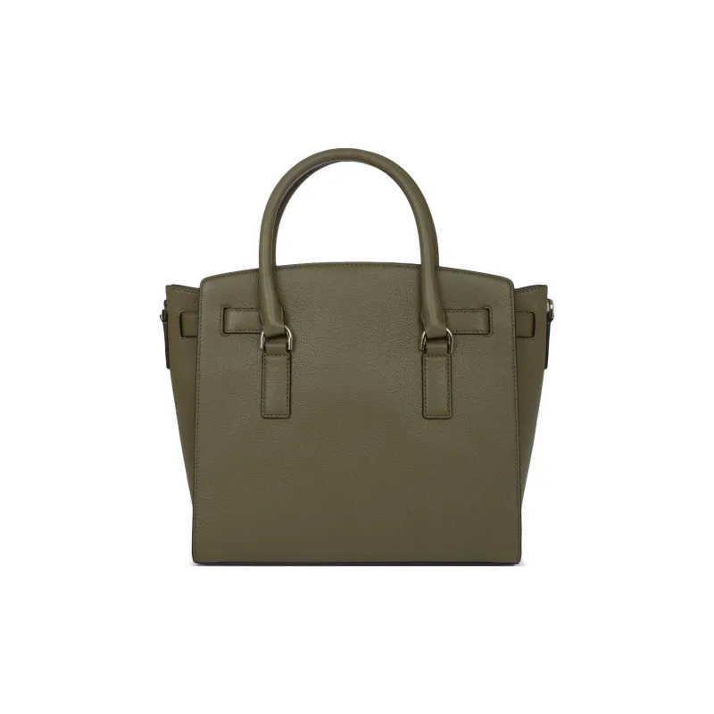 MICHAEL KORS MICHAEL KORS Luggage Collection Cow Leather Handbags Shoulder Bag Crossbody Bag Women's Olive Green-4