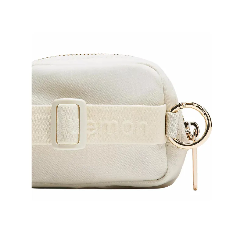 Lululemon Everywhere Nylon Coin Purse Regular Unisex Bone & Gold-3