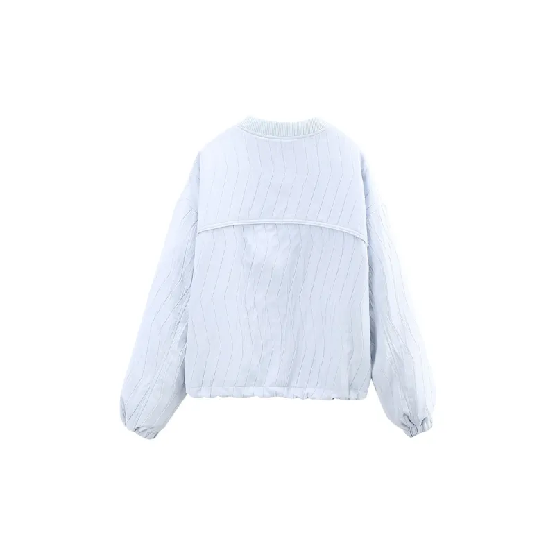 A Paradise For Awakening Cropped Coat Women's Blue-1