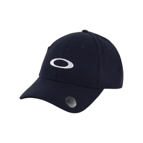 Oakley Polyester Baseball Caps Unisex Marine Blue