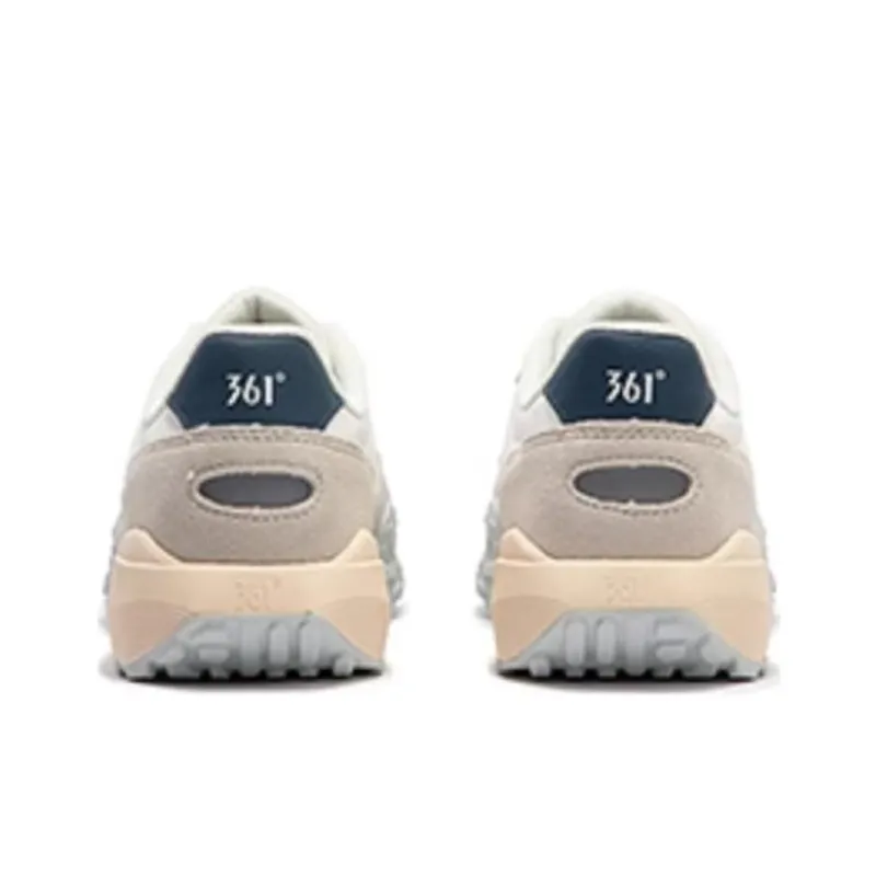 361° Slip-Resistant Breathable Low-Top Casual Shoes Men's White Gray-3