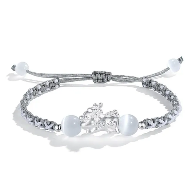 CHINA GOLD 999 Fine Silver Bracelets Unisex-1