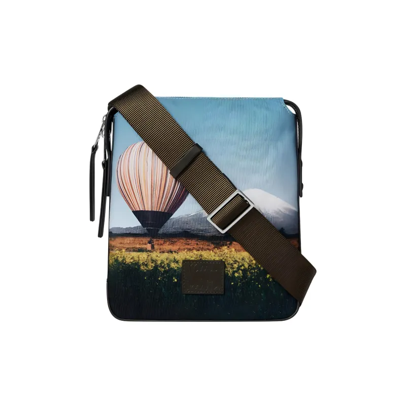 Paul Smith Recycled Polyester Shoulder Bag Crossbody Bag Men's Multicolor-1