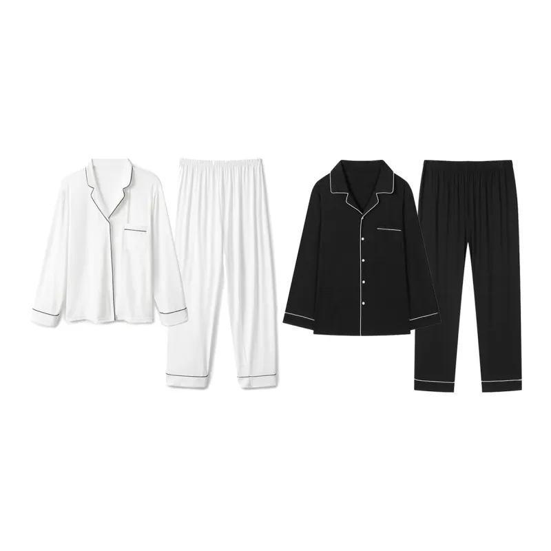 FREELASS Pajama Set Unisex 2 Set Gray-0
