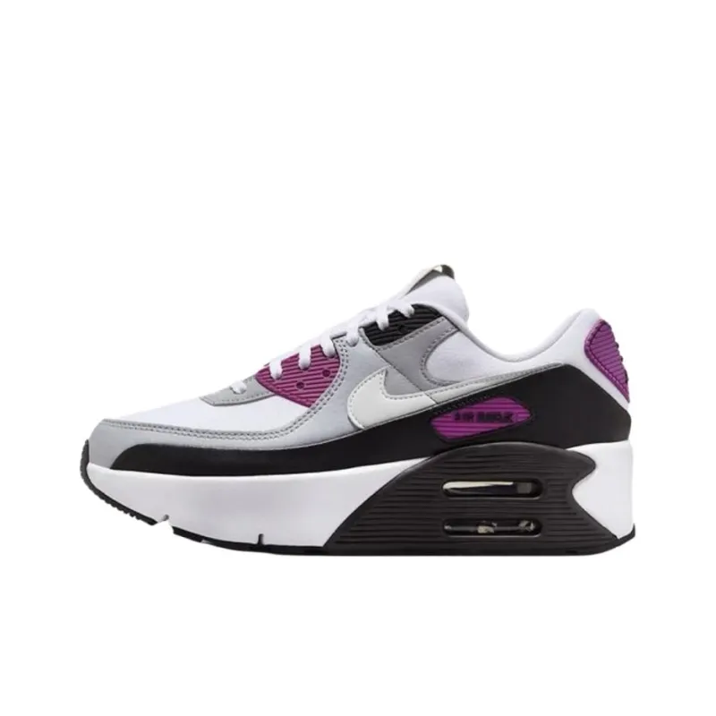Nike Air Max 90 LV8 White Bold Berry Wolf Grey Photon Dust Women's-0