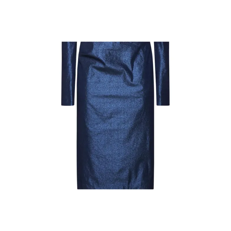 Talbot Runhof Long-Sleeved Dresses Women's Blue-4