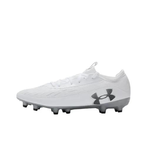 Under Armour Magnetico Select 4 Anti Slip Wear Resistant Soccer Shoes Unisex White