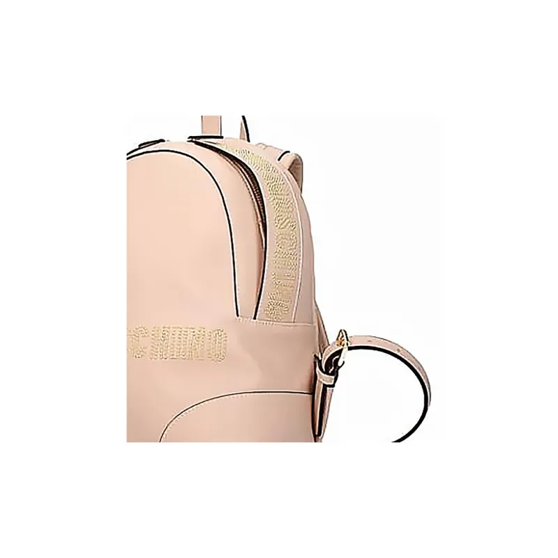 LOVE MOSCHINO Polyurethane Backpack Medium Size Women's Nude Pink-3